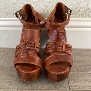 Bed Stu Paloma Leather Wedge